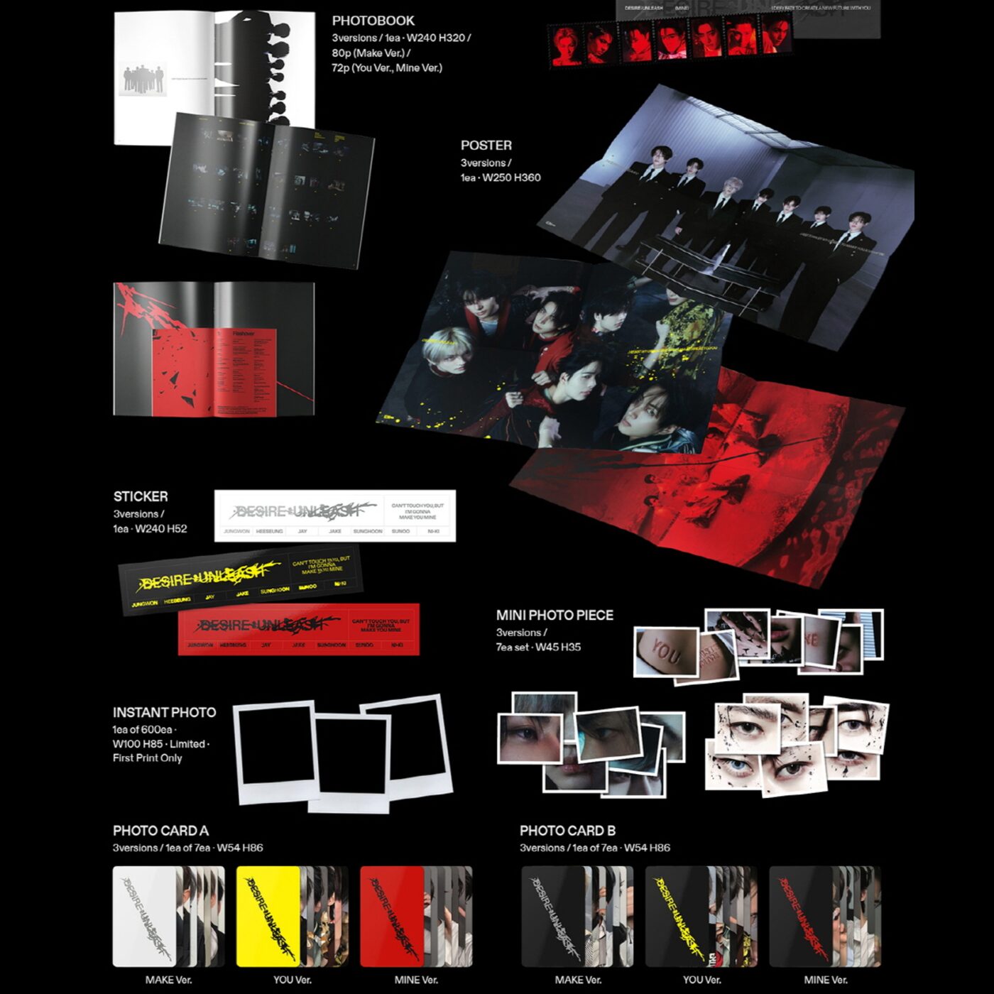 ENHYPEN - 6th Mini Album [DESIRE : UNLEASH] (Photobook Ver